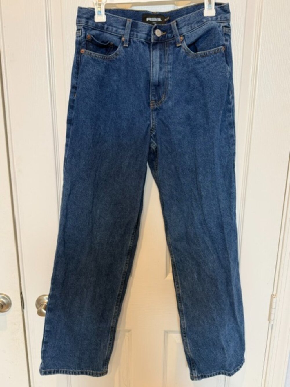 RSQ Baggy Jeans 28x32 Dark Wash Y2K Loose Fit Skater Denim